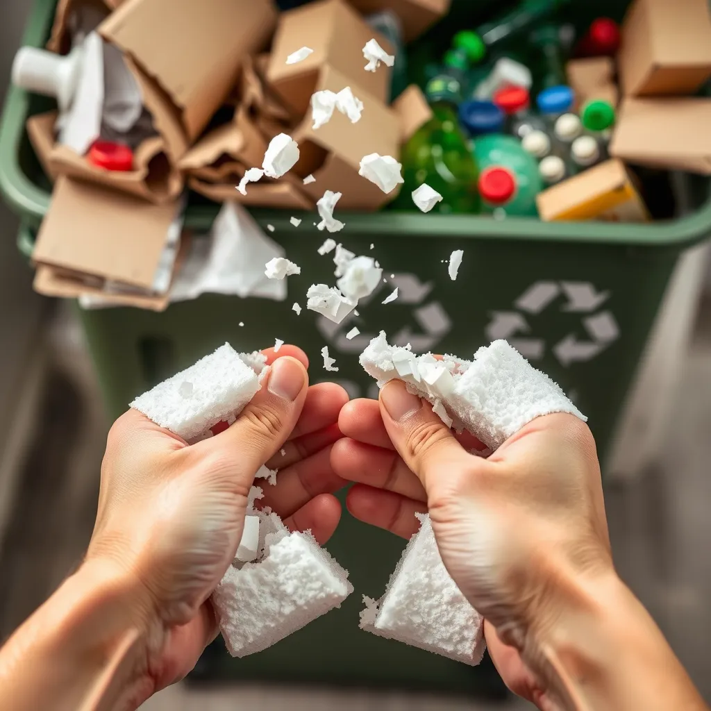 Co zrobić ze styropianem po meblach?