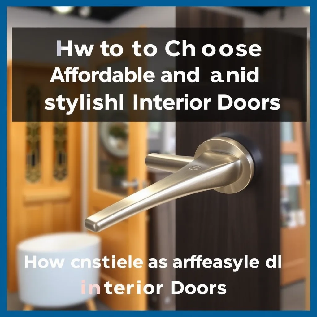 Jakie drzwi wewnętrzne są dobre i tanie?